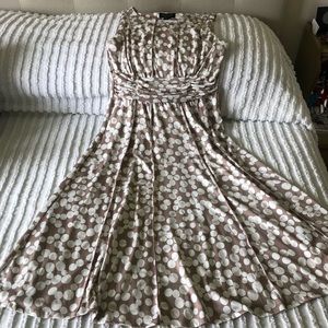 Perceptions polka dot dress